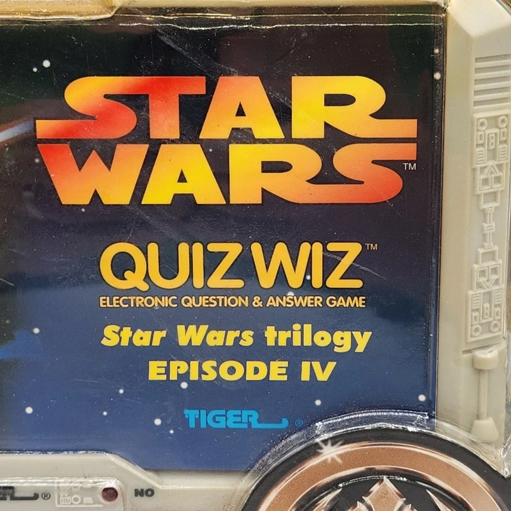 1997 Star Wars Quiz Wiz Tiger Electronics‎ Sealed Trilogy Electronic Game